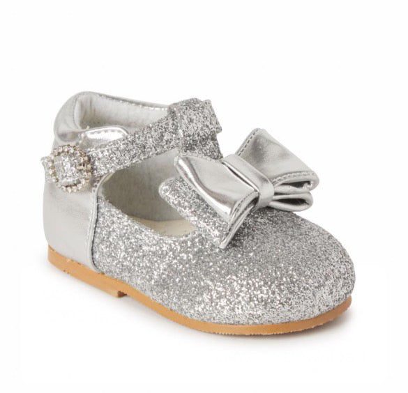 Glitter Bow Shoes